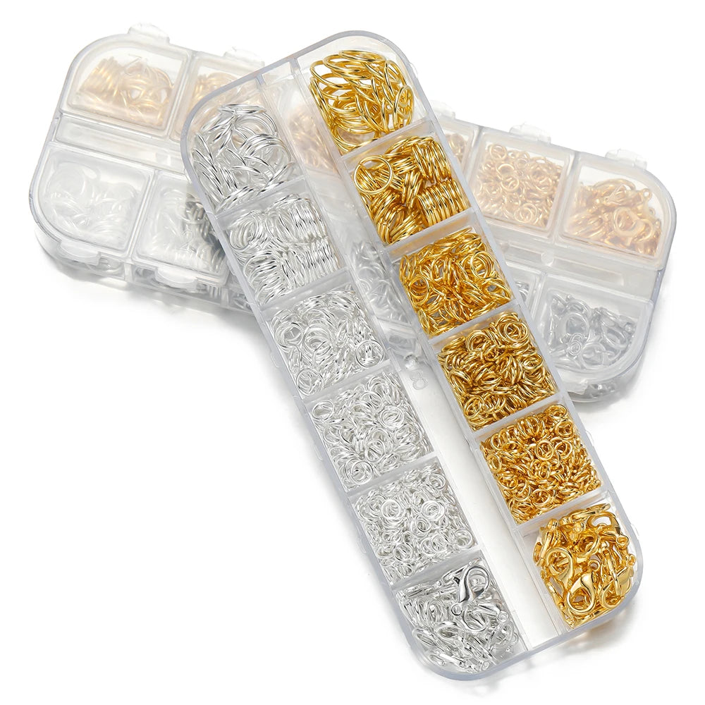 DIY Jewellery Findings Kit – Jump Rings & Lobster Clasps