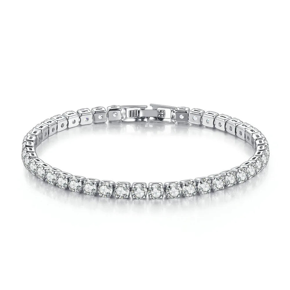 Classic Zirconia Tennis Bracelet – 4 mm
