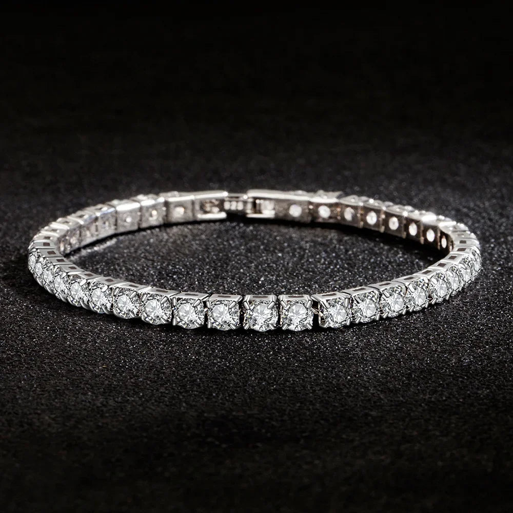 Zircon Tennis Bracelet in 925 Sterling Silver