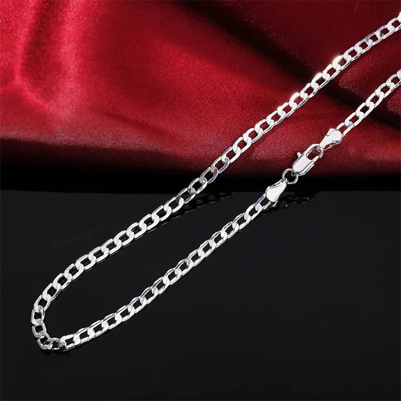 925 Sterling Silver Chain Necklace – Multiple Styles & Widths