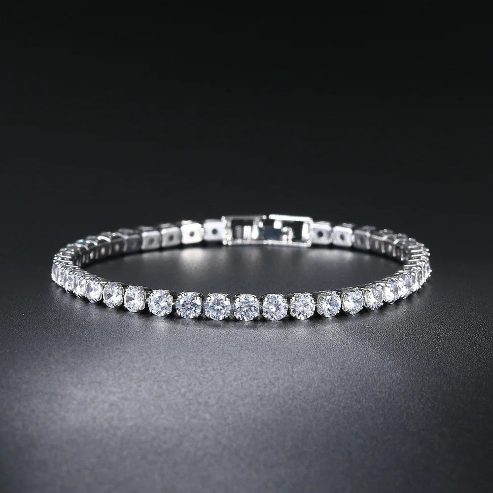 Classic Zirconia Tennis Bracelet – 4 mm