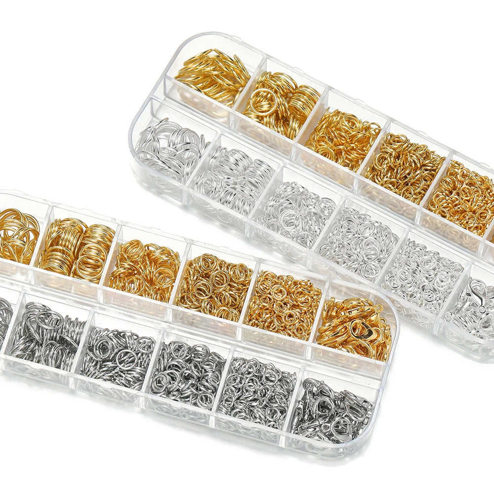 DIY Jewellery Findings Kit – Jump Rings & Lobster Clasps