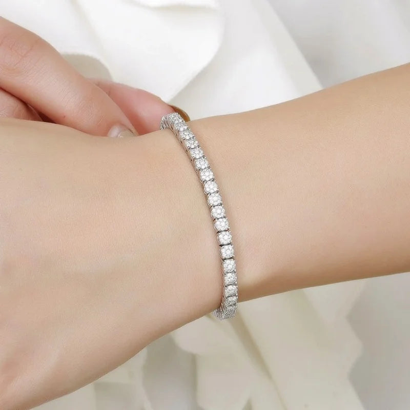Classic Zirconia Tennis Bracelet – 4 mm