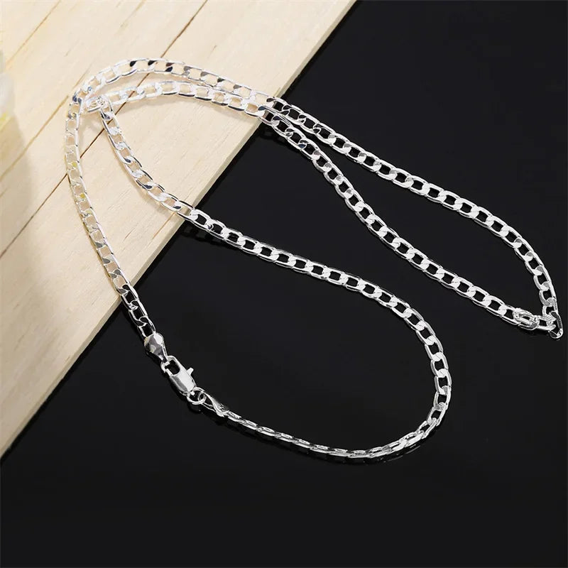 925 Sterling Silver Chain Necklace – Multiple Styles & Widths
