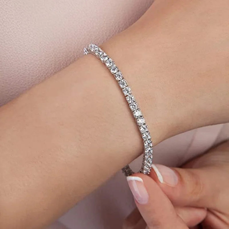 Classic Zirconia Tennis Bracelet – 4 mm