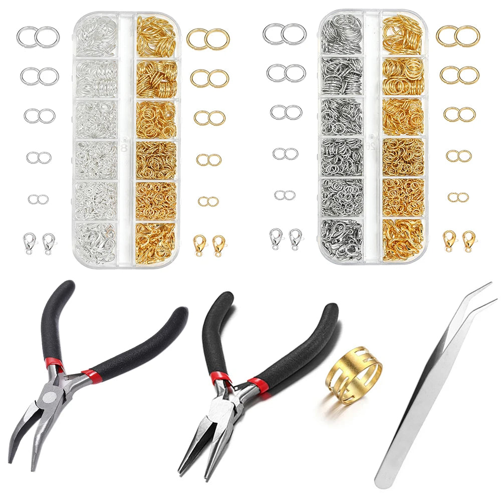DIY Jewellery Findings Kit – Jump Rings & Lobster Clasps
