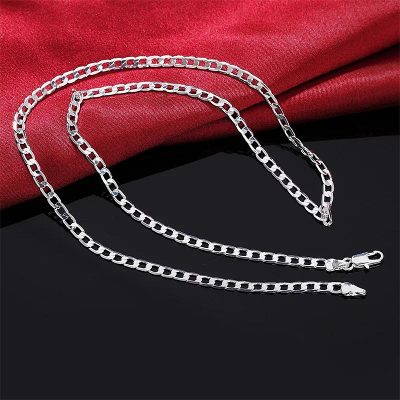 925 Sterling Silver Chain Necklace – Multiple Styles & Widths